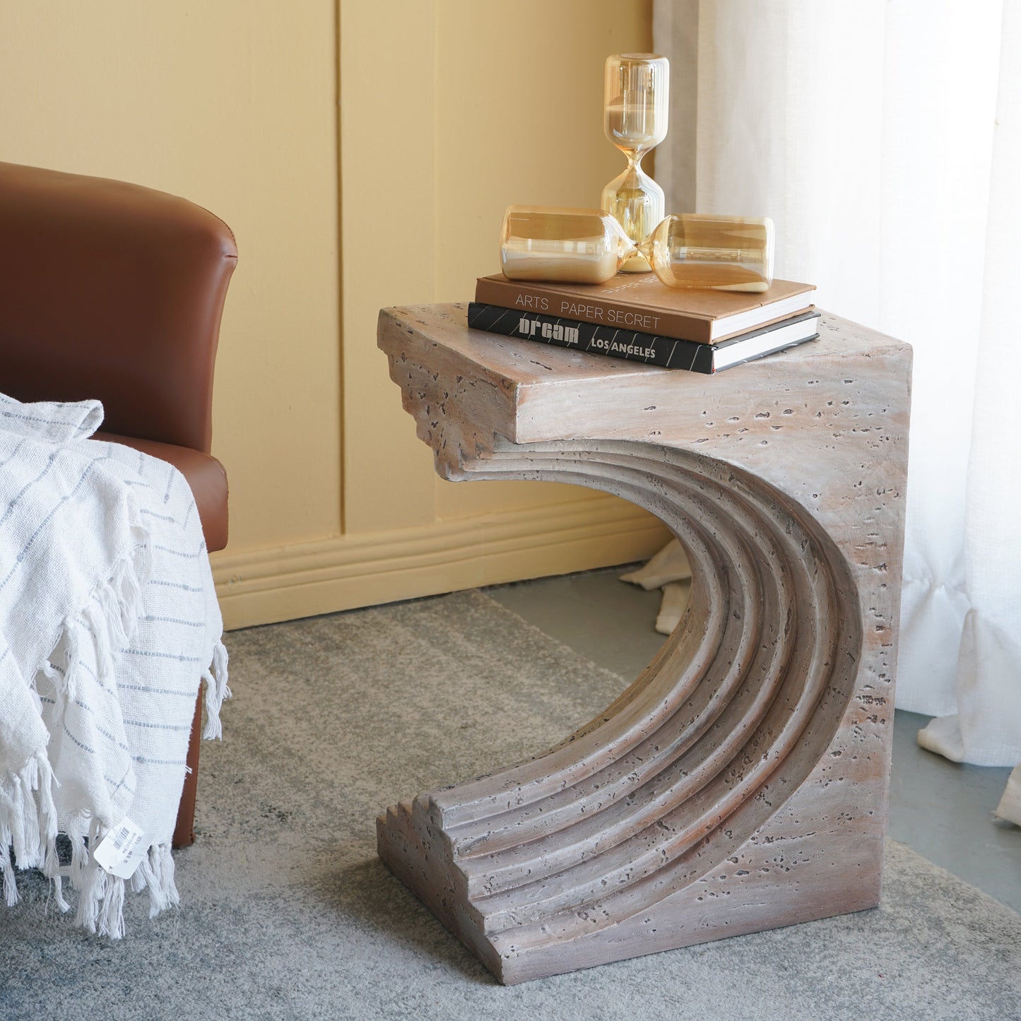 Cement Side Table