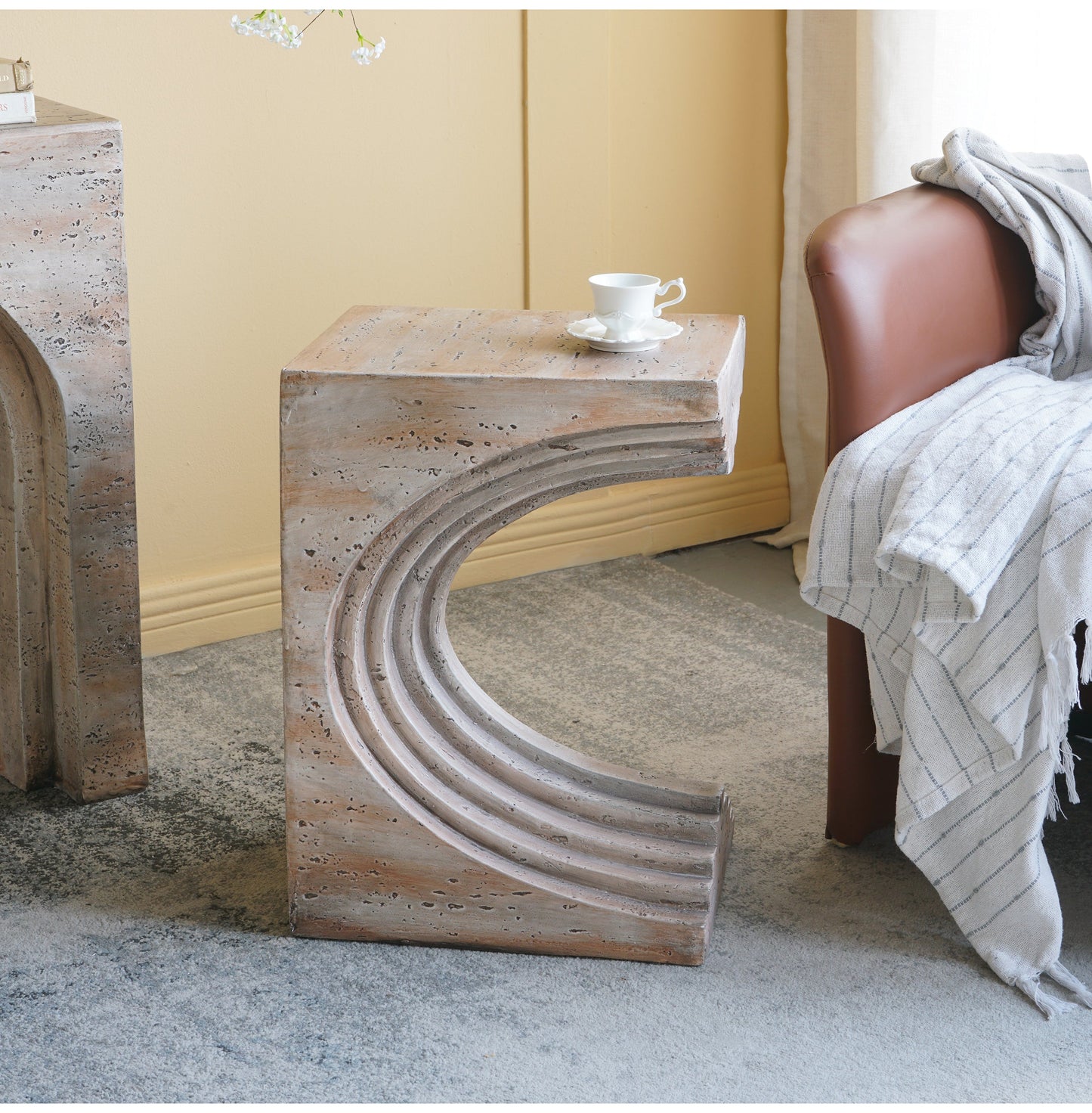 Cement Side Table