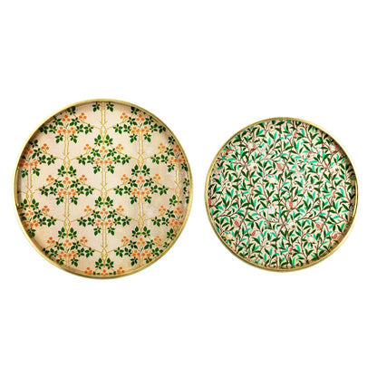 Decorative Round Trays – Set of Two - decorstore