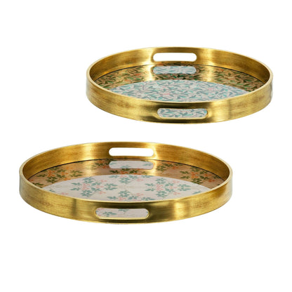Decorative Round Trays – Set of Two - decorstore
