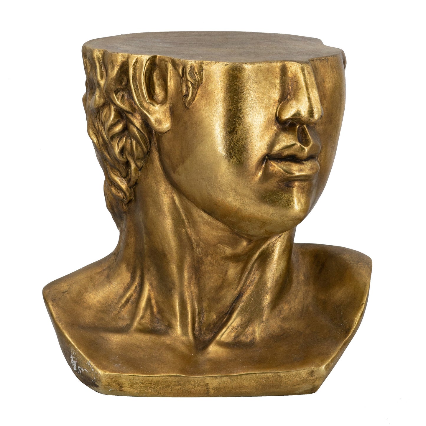 Golden Bust Side Table