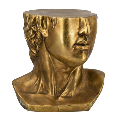 Golden Bust Side Table