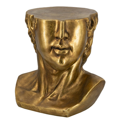 Golden Bust Side Table