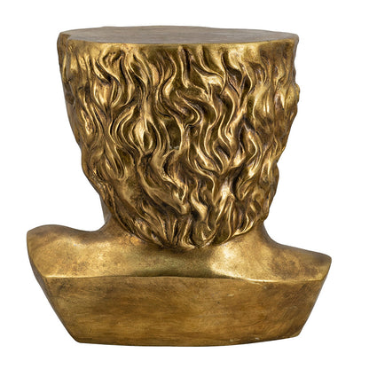 Golden Bust Side Table
