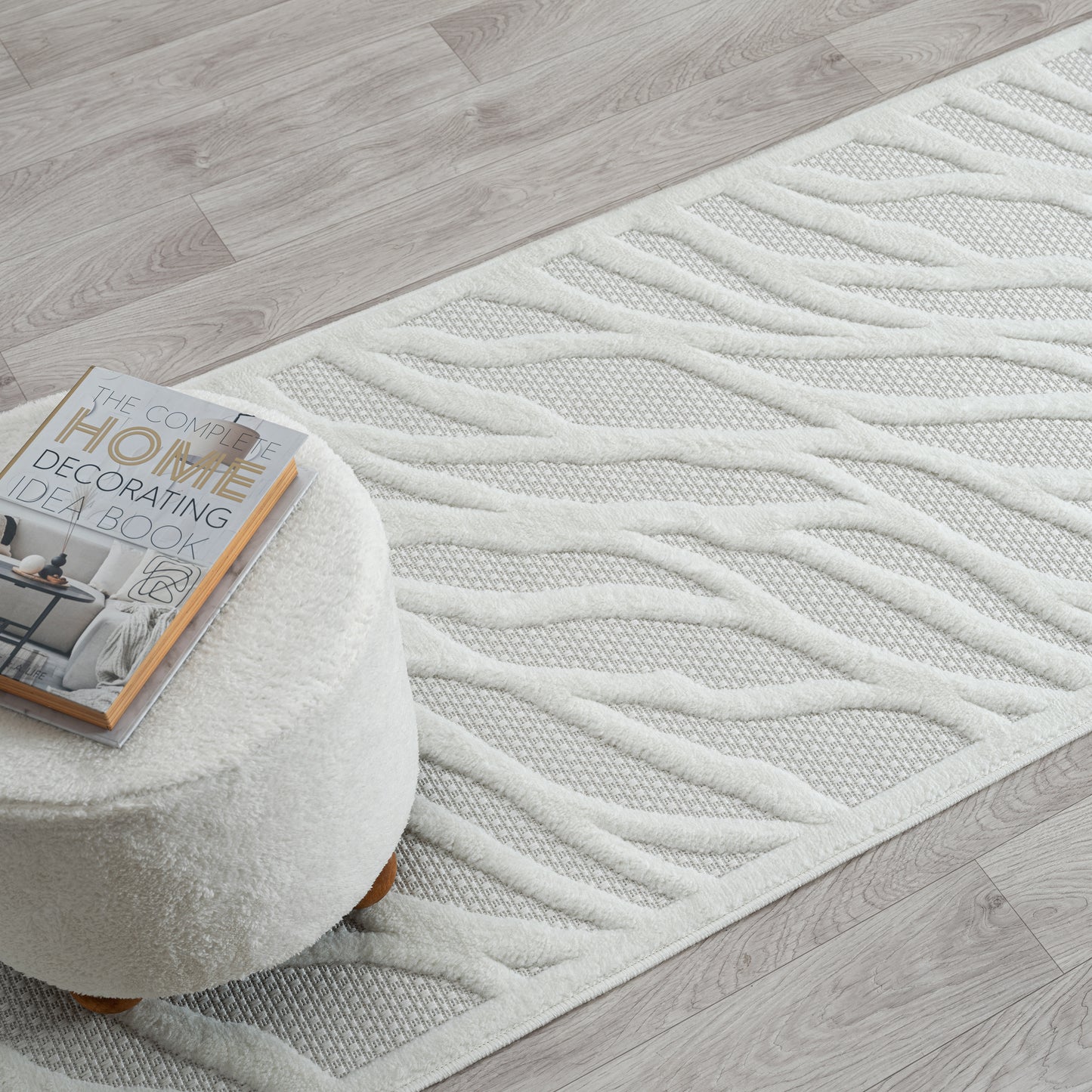 Calm 415 Ivory Designer Rug - decorstore