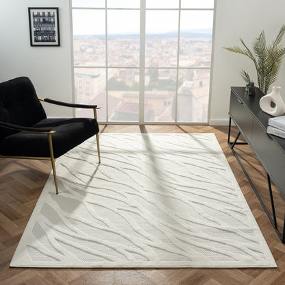 Calm 415 Ivory Designer Rug - decorstore