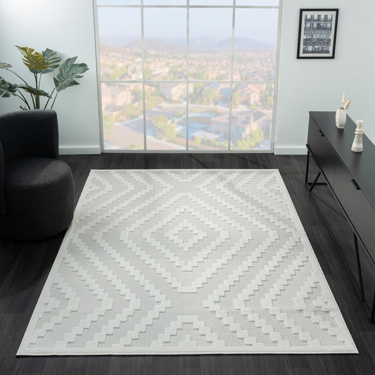 Calm 419 Linen Designer Rug - decorstore