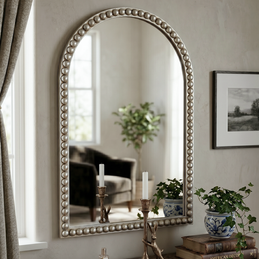 Beaded Arch Mirror