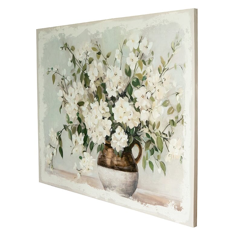 Botanical Canvas Wall Art – Soft Floral Motif - decorstore
