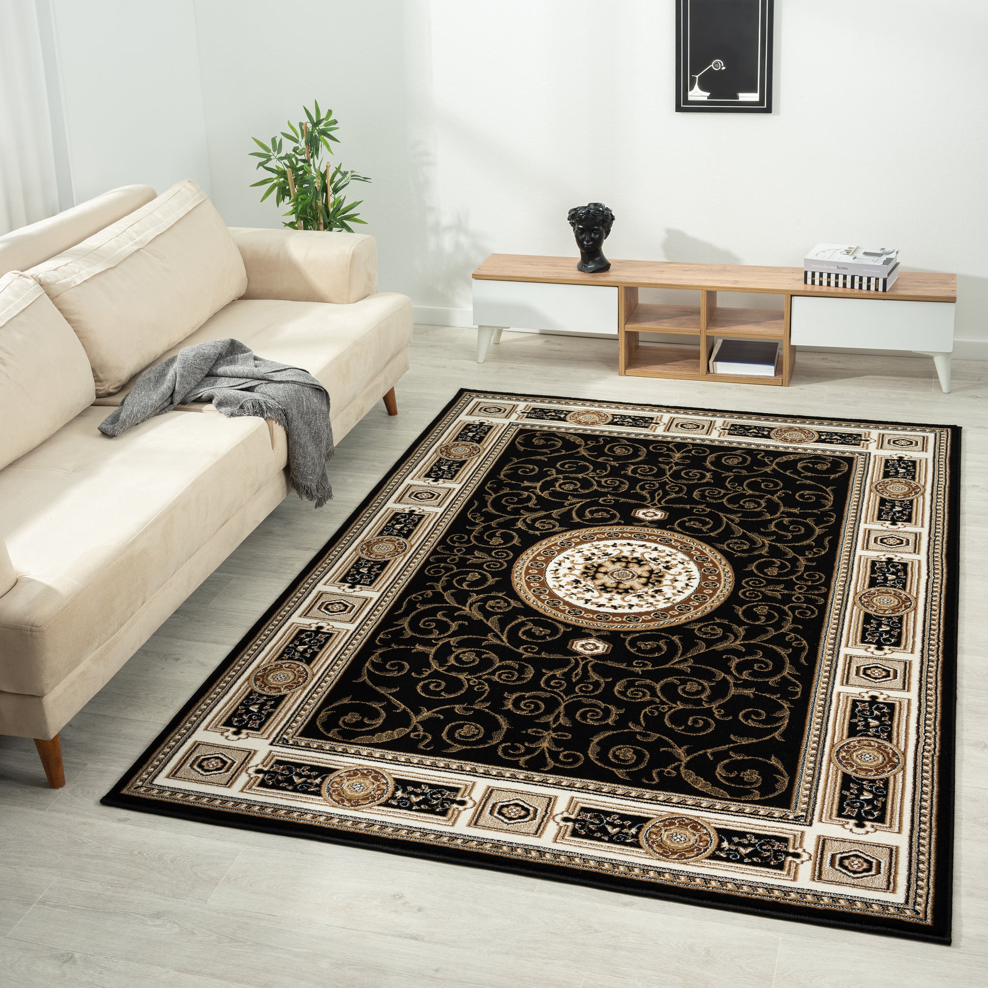 Estate 511 Black Designer Rug - decorstore