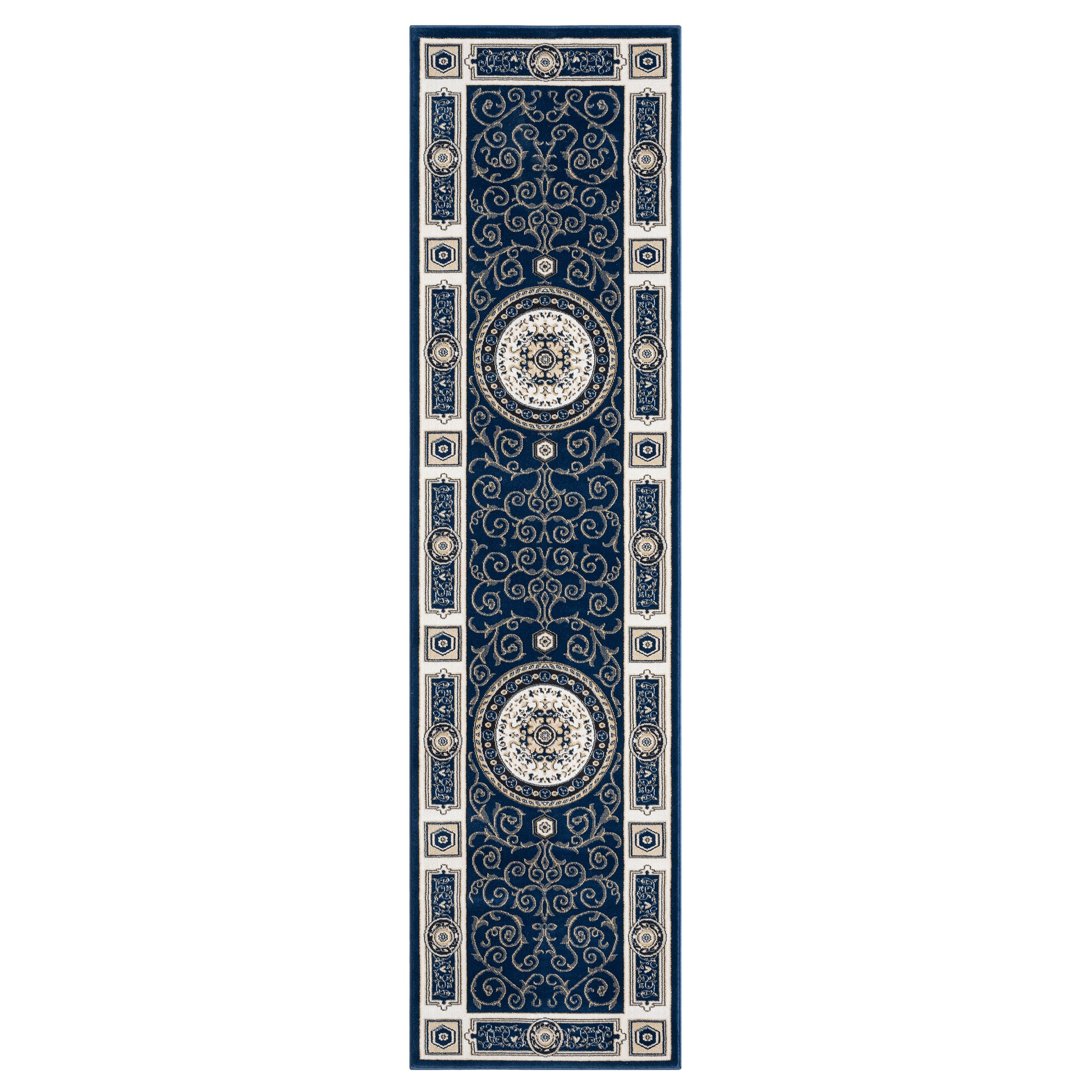 Estate 511 Navy Designer Rug - decorstore