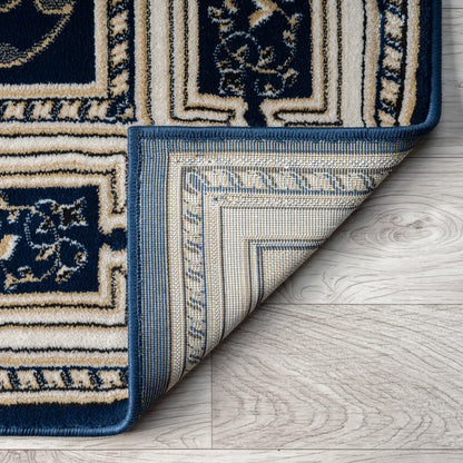 Estate 511 Navy Designer Rug - decorstore