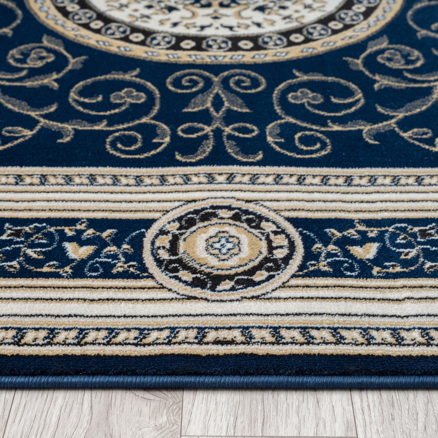 Estate 511 Navy Designer Rug - decorstore