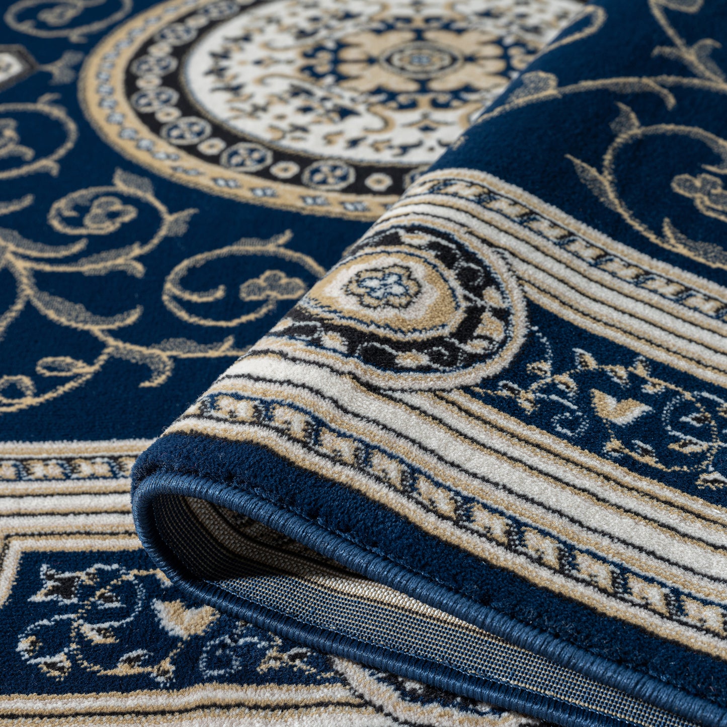 Estate 511 Navy Designer Rug - decorstore