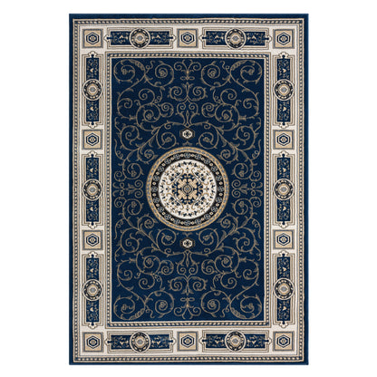 Estate 511 Navy Designer Rug - decorstore