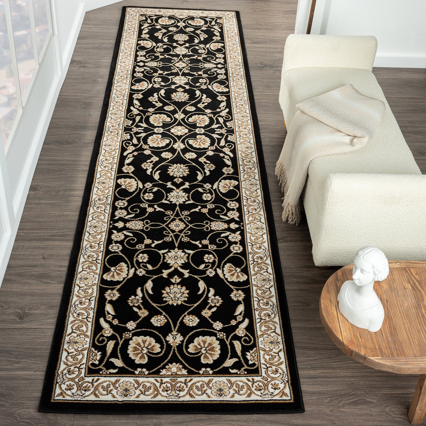 Estate 512 Black Designer Rug - decorstore