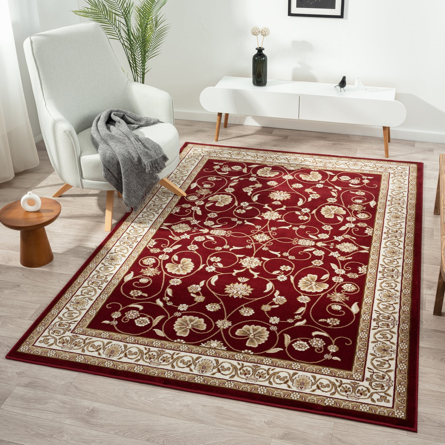 Estate 512 Red Designer Rug - decorstore