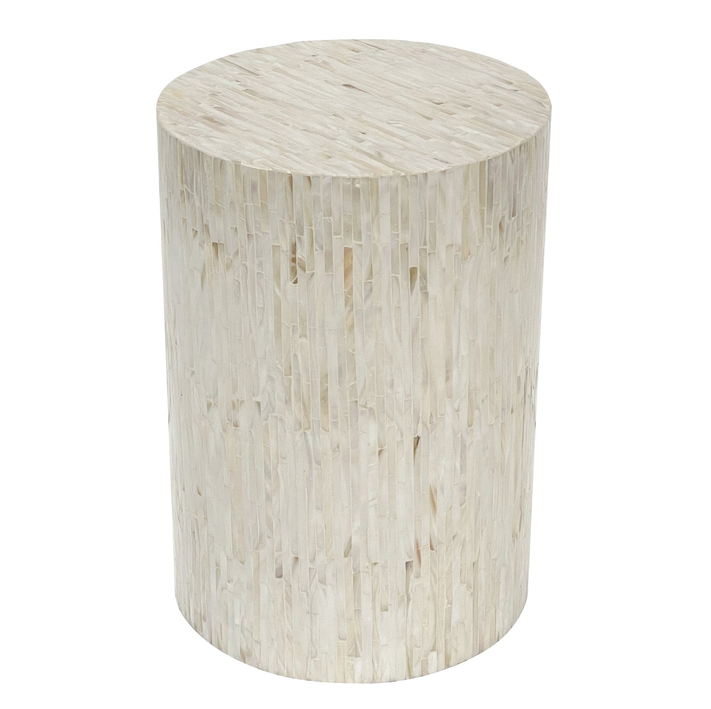 Cascade Mother Of Pearl Hand Made Side Table - decorstore