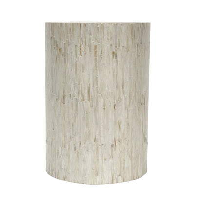 Cascade Mother Of Pearl Hand Made Side Table - decorstore