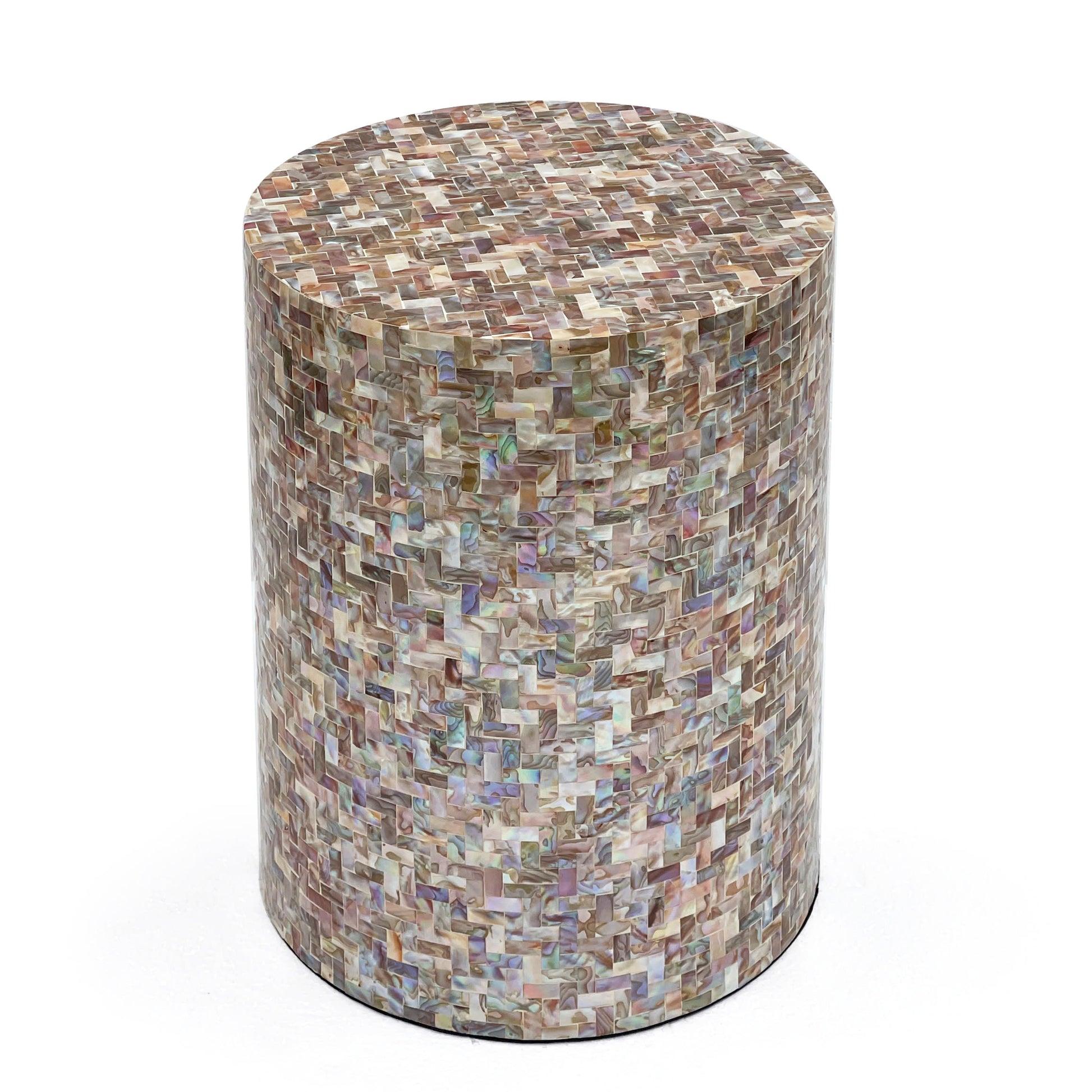 Atlas Mother of Pearl Hand Made Side Table - decorstore