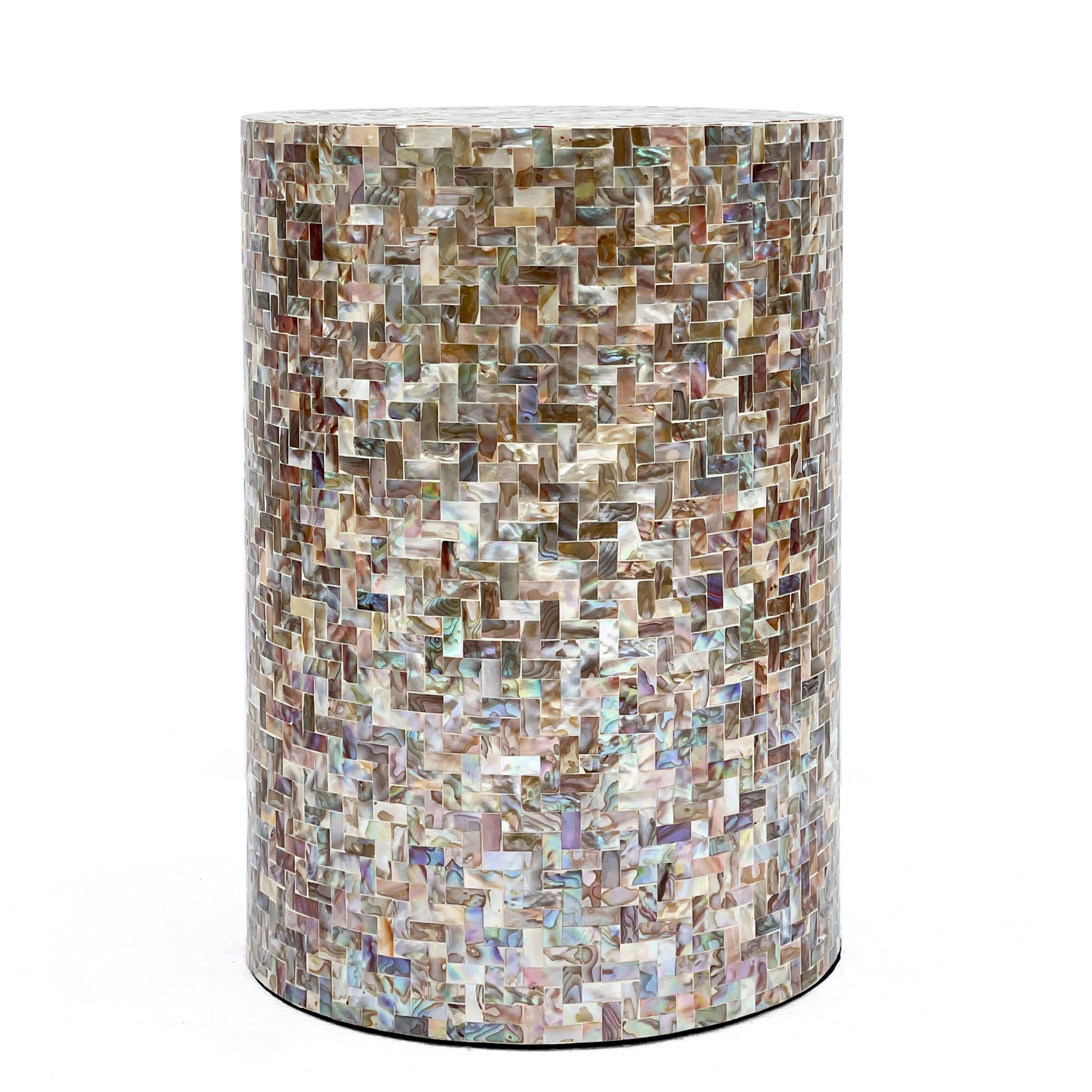 Atlas Mother of Pearl Hand Made Side Table - decorstore