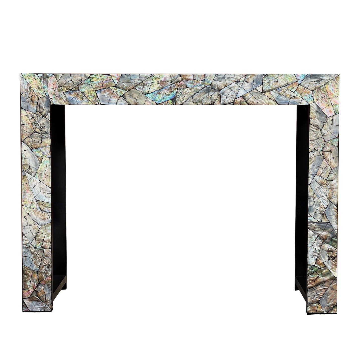 Boulder Mother of Pearl Hand Made Console Table - decorstore