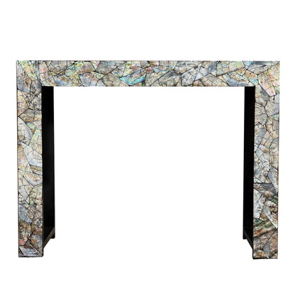 Boulder Mother of Pearl Hand Made Console Table - decorstore