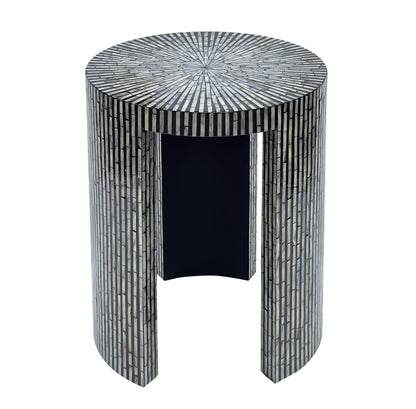 Zenith Mother of Pearl Hand Made Side Table - decorstore