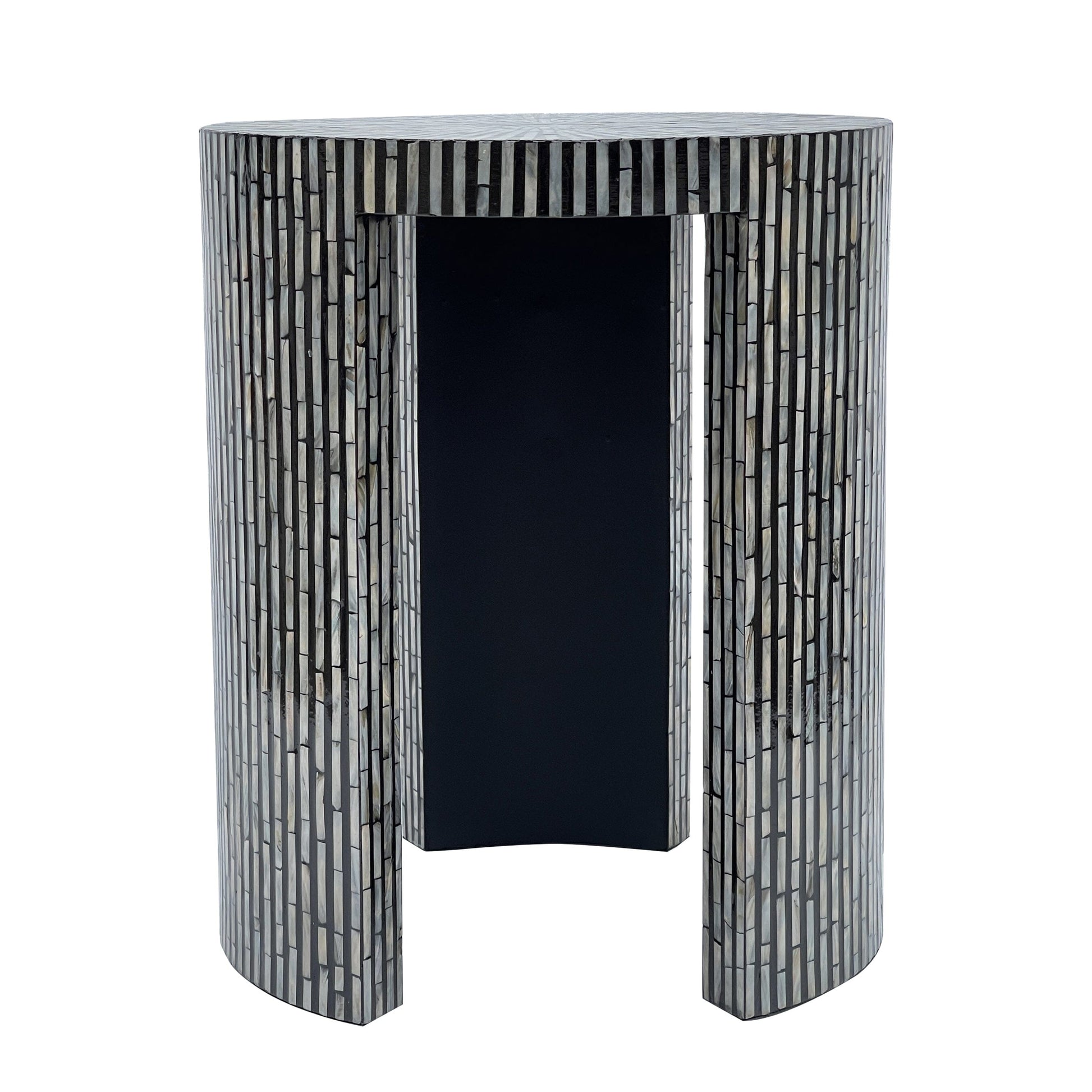 Zenith Mother of Pearl Hand Made Side Table - decorstore