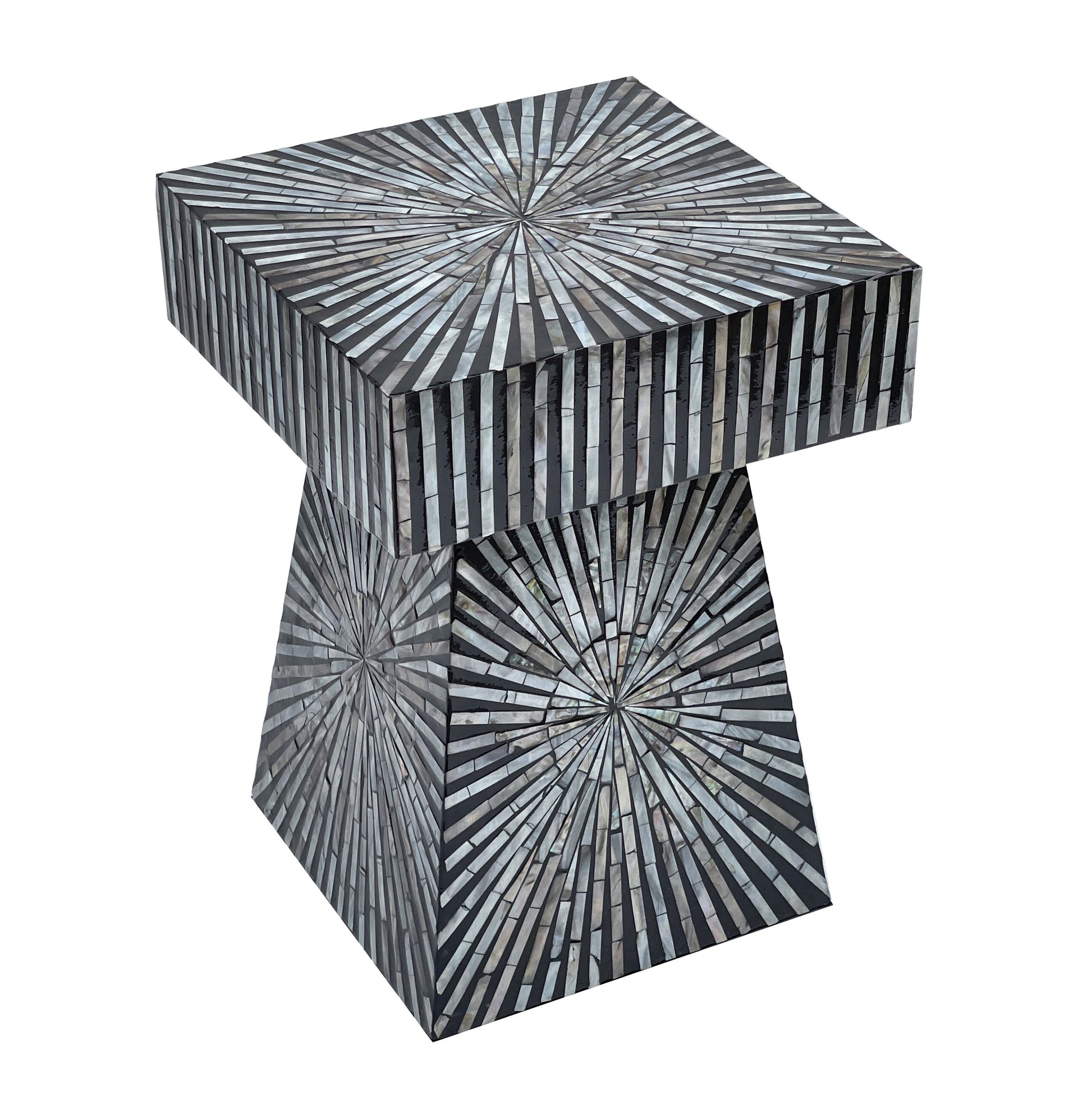 Pharaoh Mother of Pearl Hand Made Side Table - decorstore