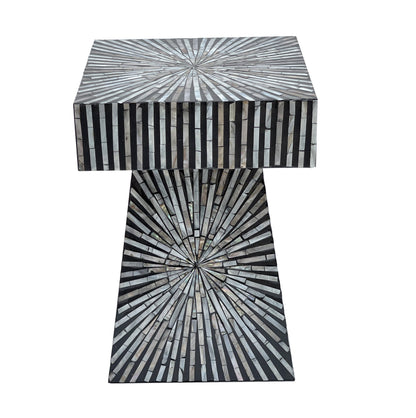 Pharaoh Mother of Pearl Hand Made Side Table - decorstore