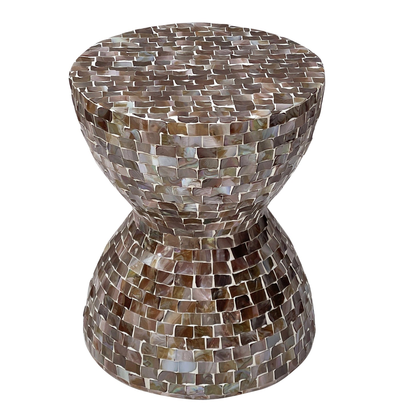 Moroccan Inspired Mother of Pearl Hand Made Side Table - decorstore