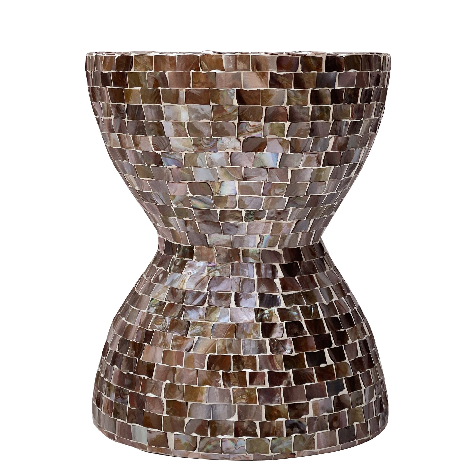 Moroccan Inspired Mother of Pearl Hand Made Side Table - decorstore