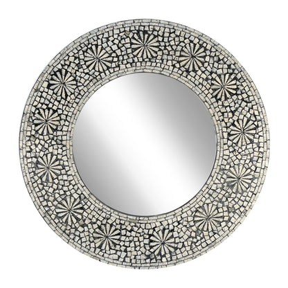 Sterling Mother of Pearl Hand Made Mirror - decorstore