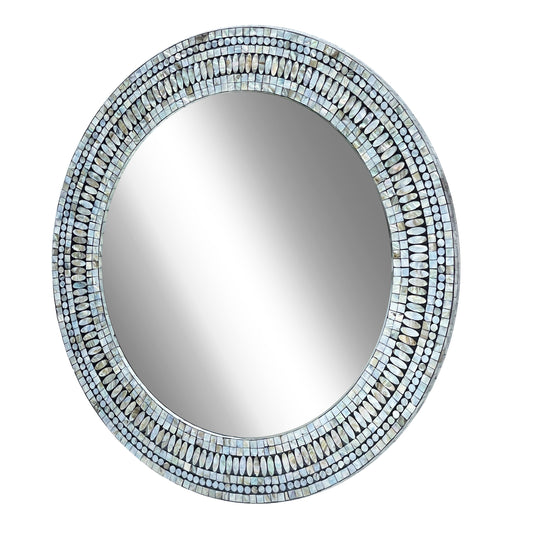 Hawthorne Mother of Pearl Hand Made Mirror - decorstore