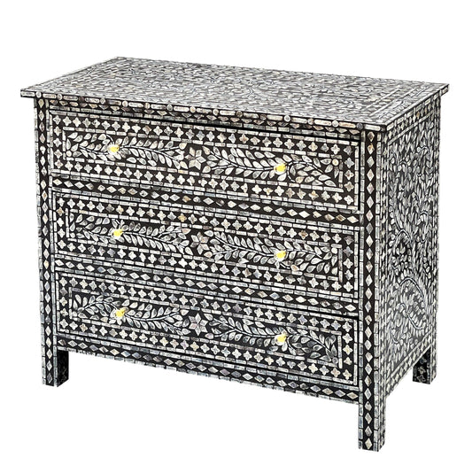 Mother of Pearl Chic Pearl Monochrome Drawer Set - decorstore