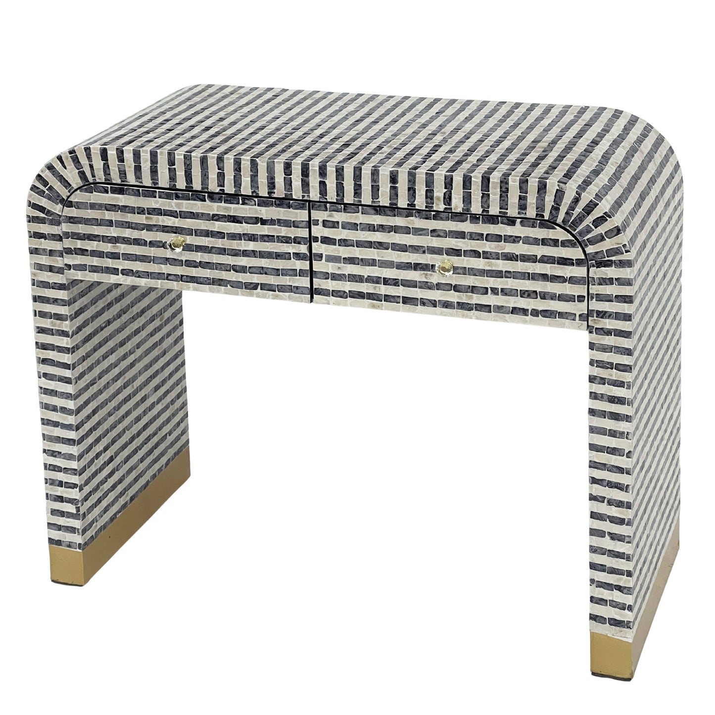 Eclipse Wave Mother of Pearl Hand Inlay Console