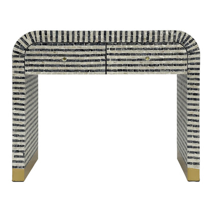 Eclipse Wave Mother of Pearl Hand Inlay Console