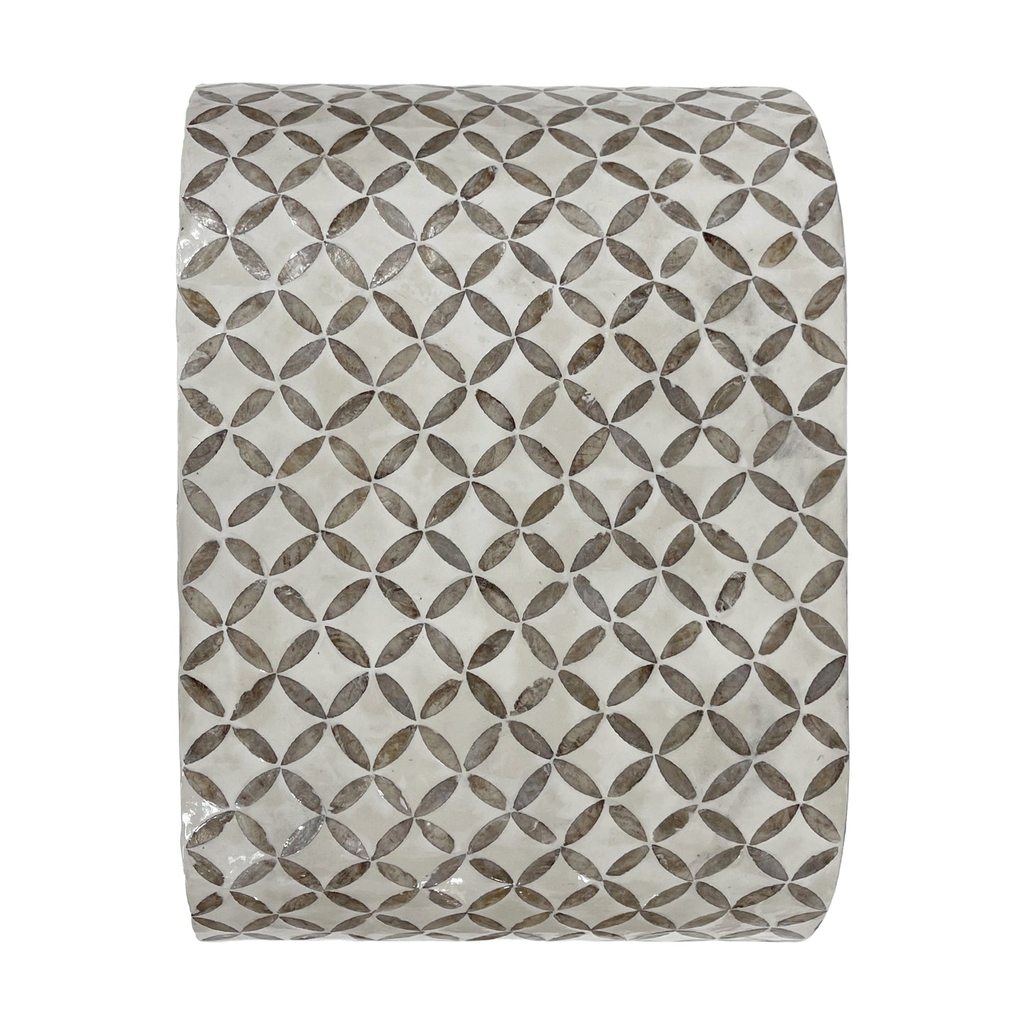 Eclipse Mother of Pearl Hand Inlay Bedside Table