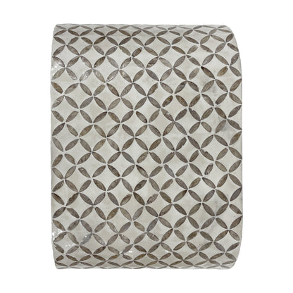 Eclipse Mother of Pearl Hand Inlay Bedside Table