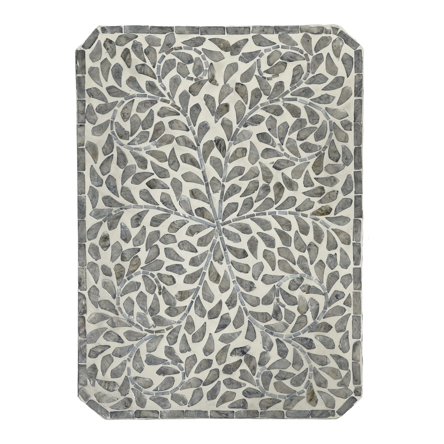 Pearl Floral Mother of Pearl Bedside Table
