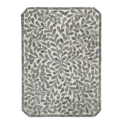 Pearl Floral Mother of Pearl Bedside Table