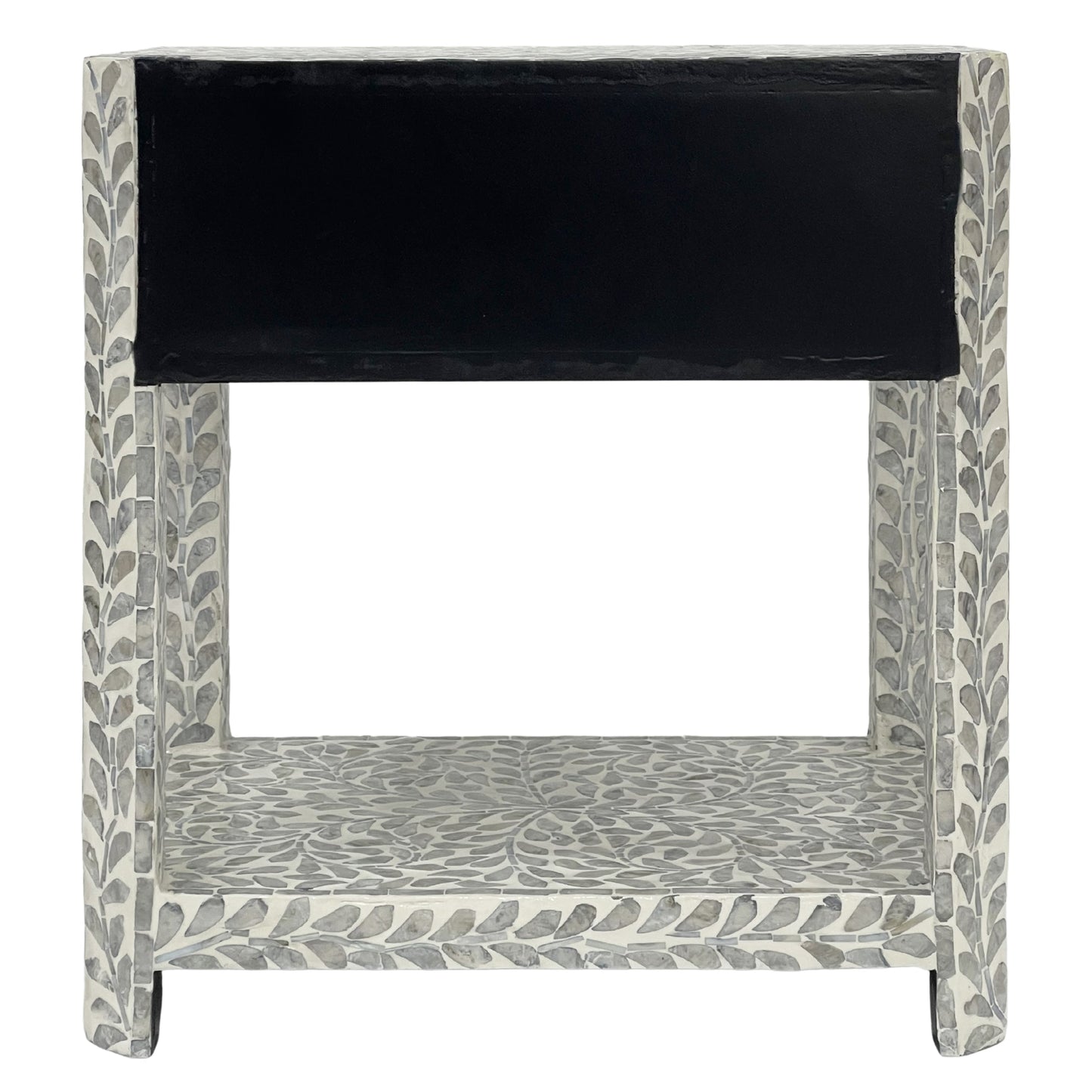 Pearl Floral Mother of Pearl Bedside Table