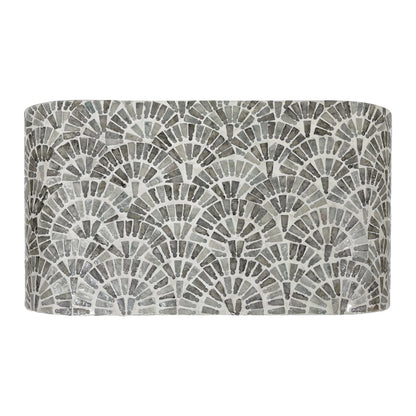 Curved Mosaic Hand Inlay Mother of Pearl Bedside Table