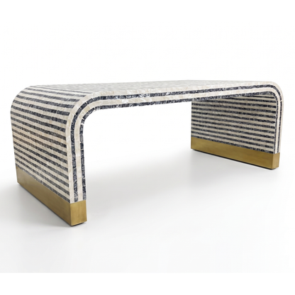 Pearl Crest Mother f Pearl Inlay Coffee Table