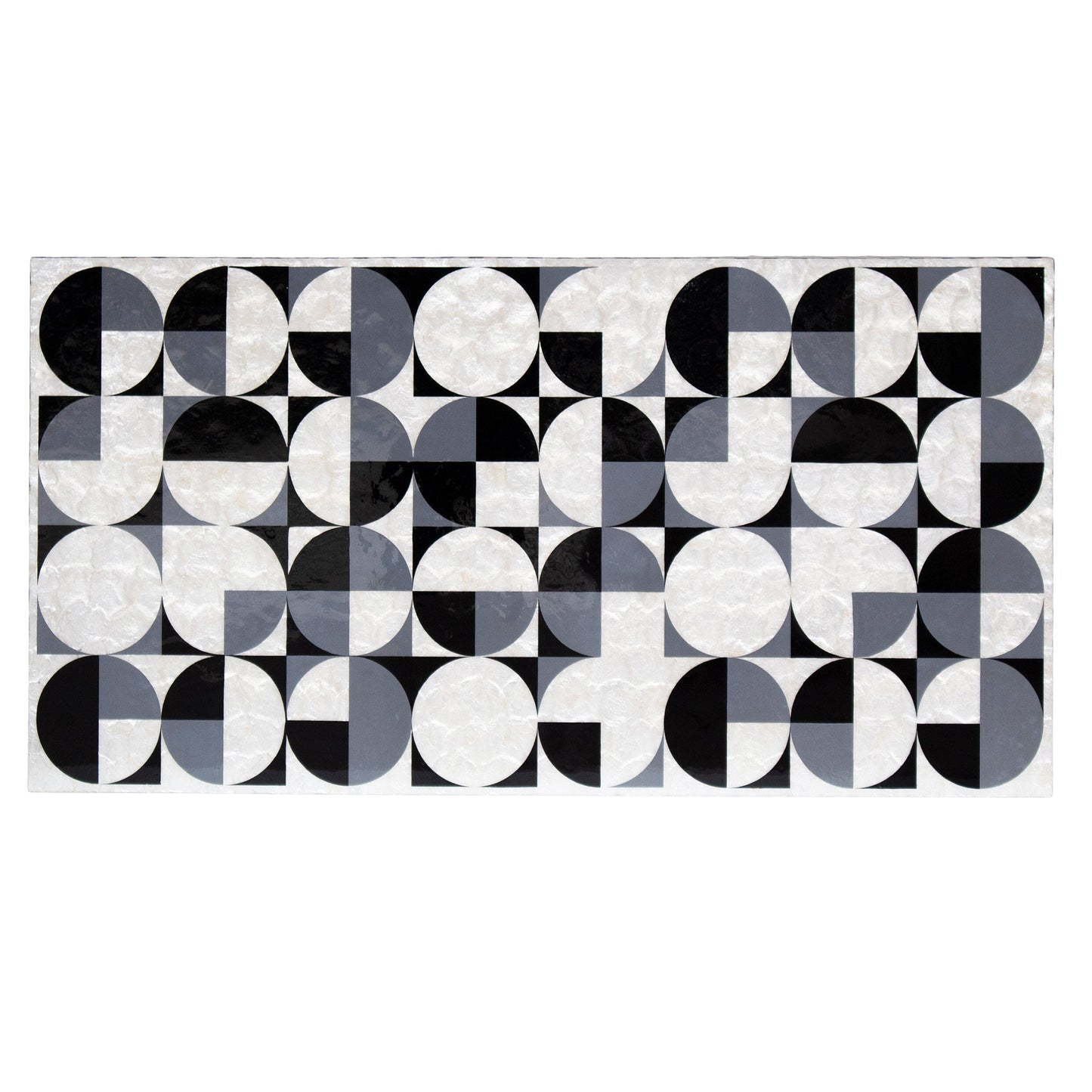 Mother of Pearl Hand Inlay Spectrum Coffee Table - decorstore