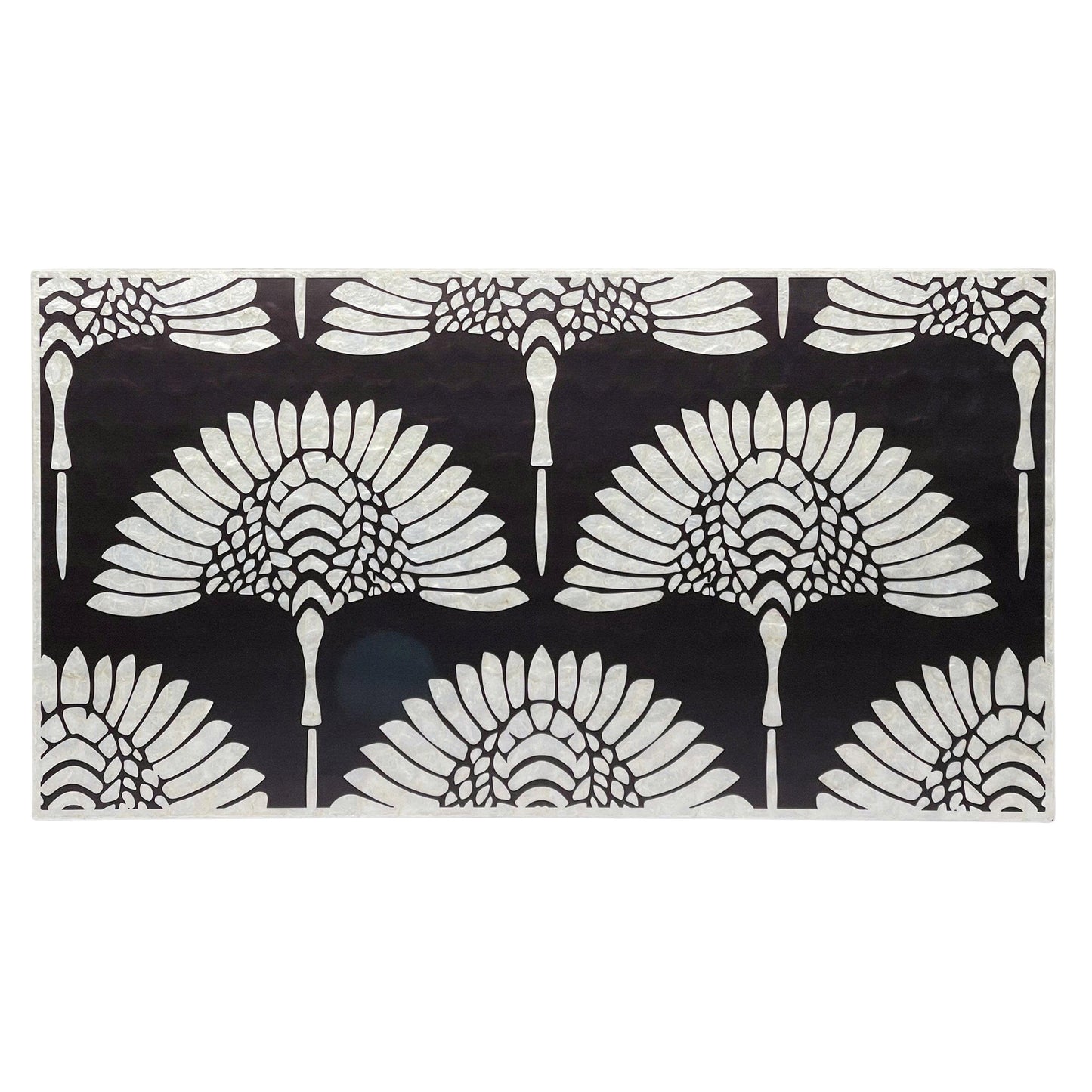 Mother of Pearl Hand Inlay Royal Lotus Coffee Table - decorstore