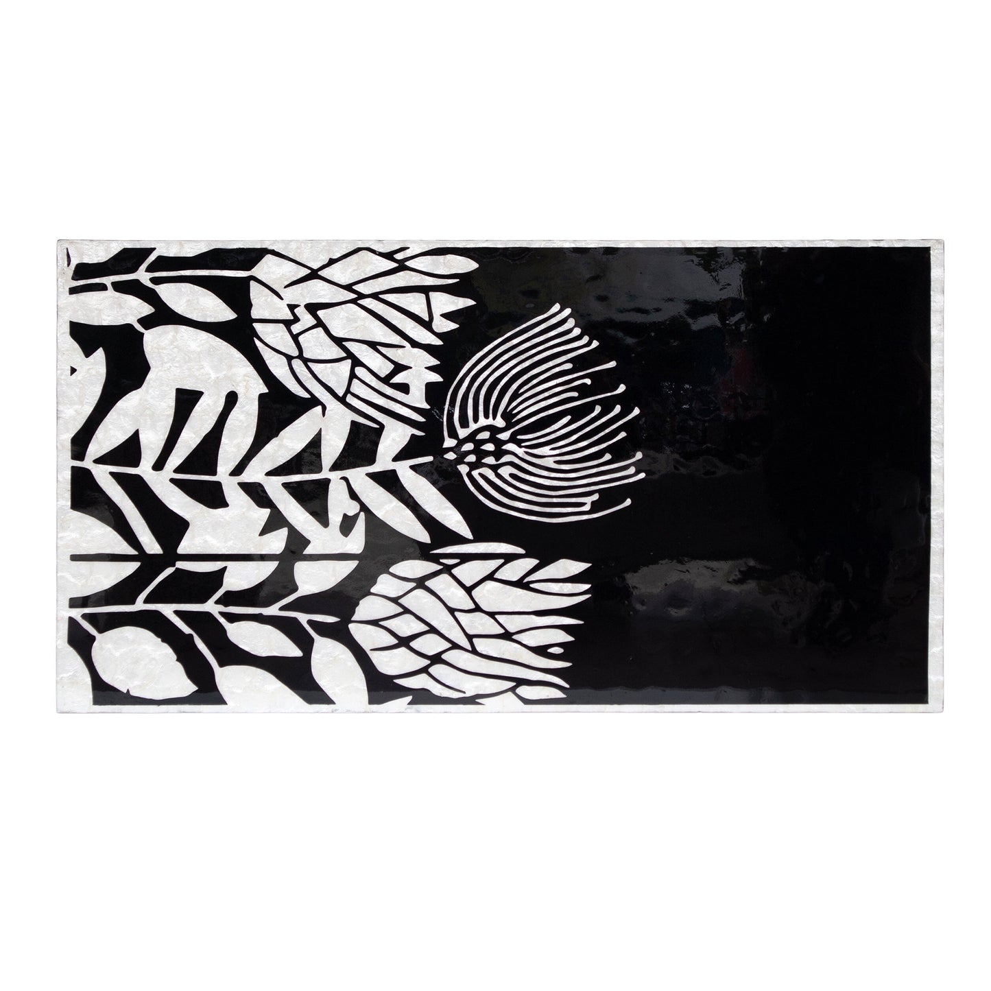 Mother of Pearl Hand Inlay Studio Helix Coffee Table - decorstore
