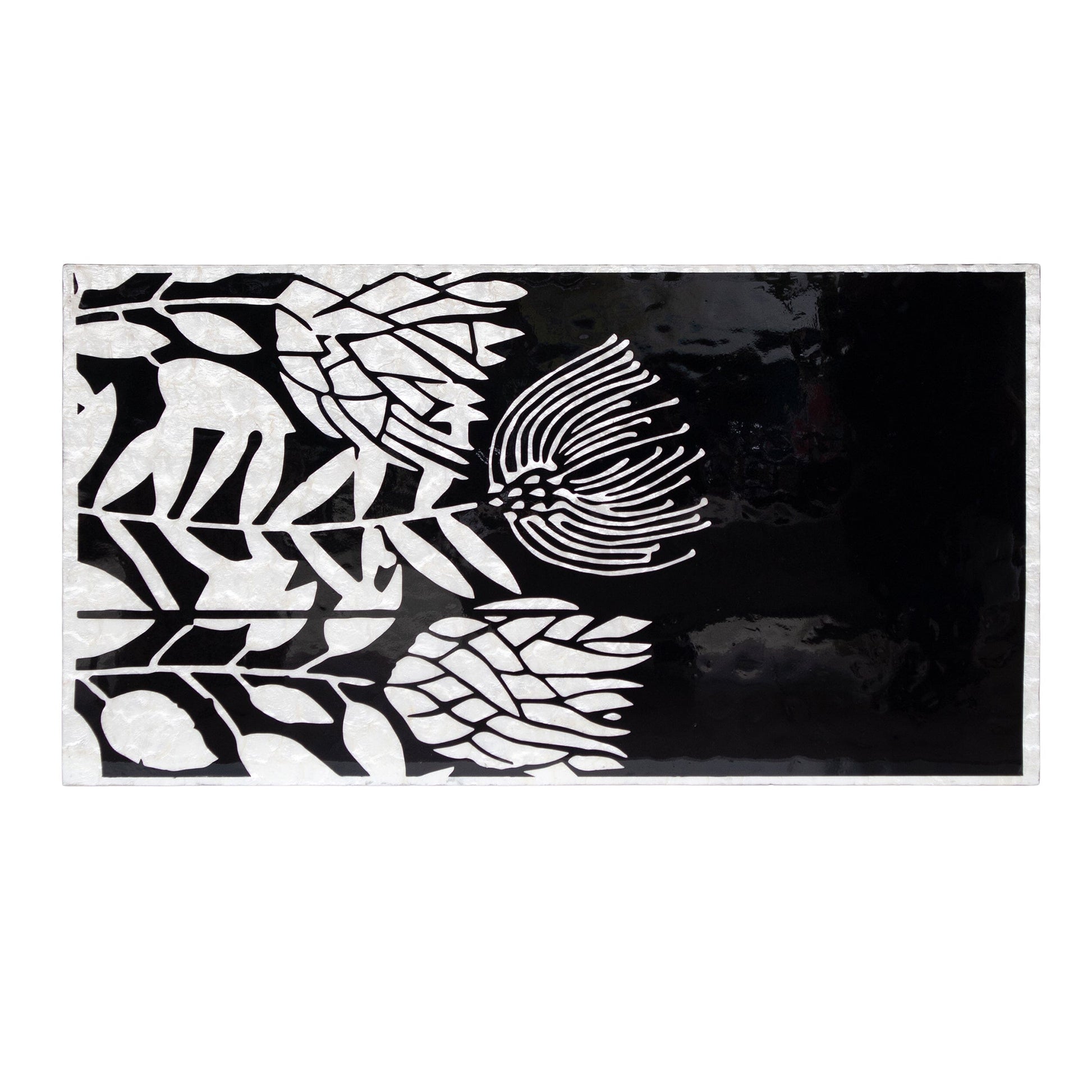 Mother of Pearl Hand Inlay Studio Helix Coffee Table - decorstore