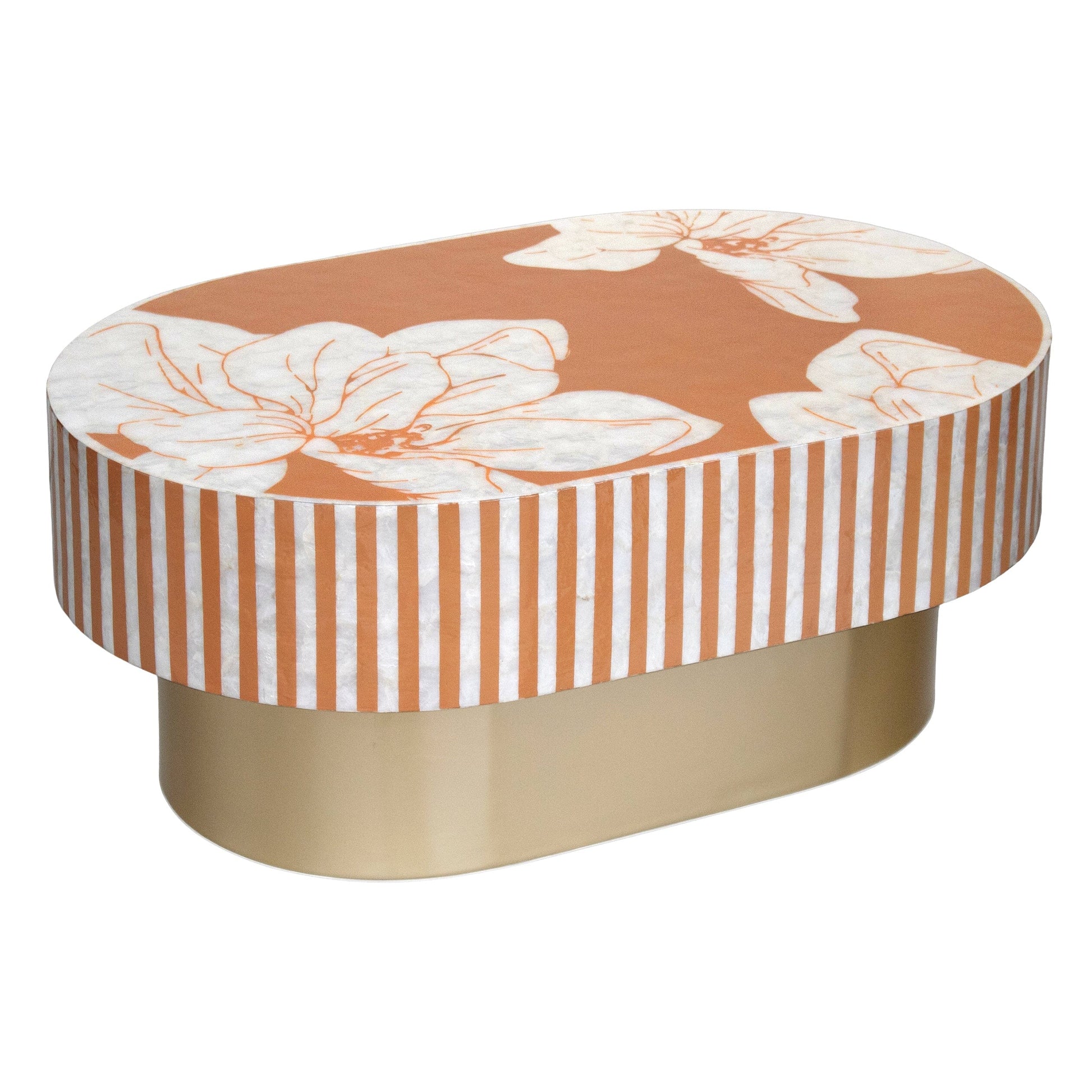Mother of Pearl Hand Inlay Ethereal Sky Coffee Table - decorstore